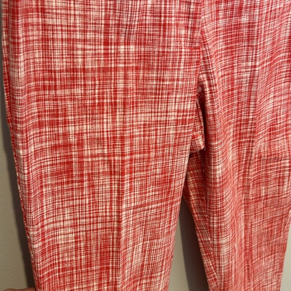 Talbots NEW Womens Linen Blend‎ Tapered Capri Pants Mid-Rise Ankle Cropped 10P - Picture 15 of 16